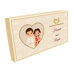 Anniversary Return Gift Box 2 Large Compartments